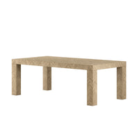 Herringbone Dining Table in Washed Oak