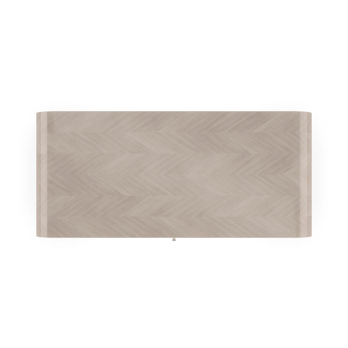 Top view of Herringbone Waterfall desk's herringbone pattern.