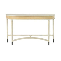 DemiLune console table, front view