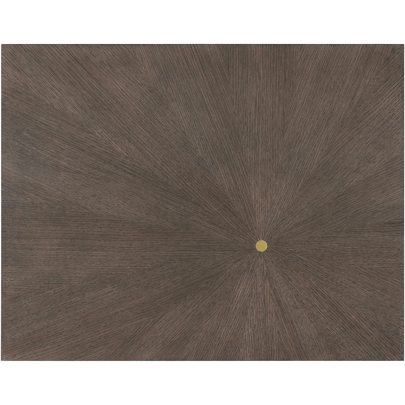 Top view of dark wood end table surface pattern.