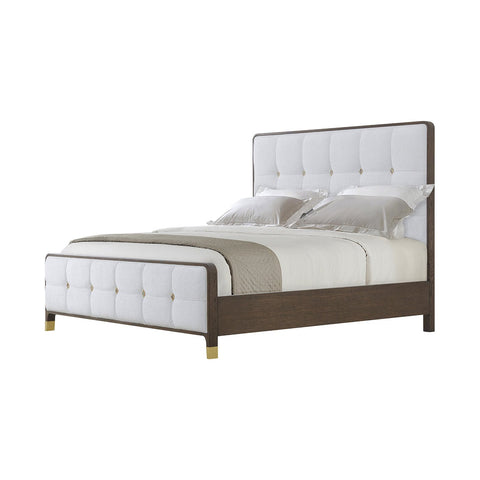 Hollywood Regency Upholstered King Bed