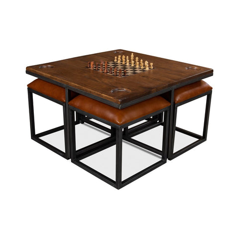 Industrial Coffee Table Game Table