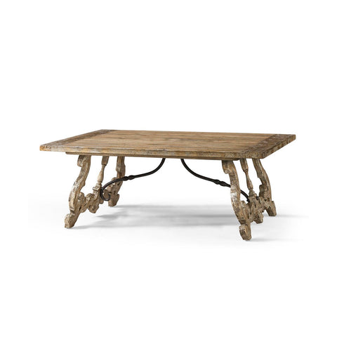 Italian Baroque Style Oak Coffee Table