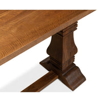 Console table base close-up, intricate woodwork.