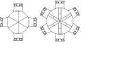 Diagram of extension table seating arrangements.