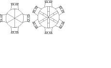 Diagram of extension table seating arrangements.