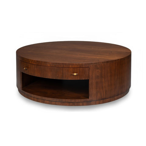 Large Mid-Century Modern Round Coffee Table