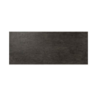 Top view of large ember oak dining table surface.