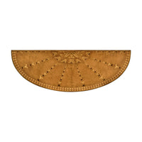 Top view of neoclassical console table surface design.