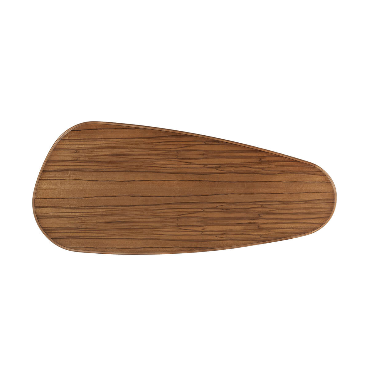 Top-down view of large organic cocktail table design.