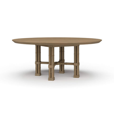 Large Palm Beach Regency Round Dining Table