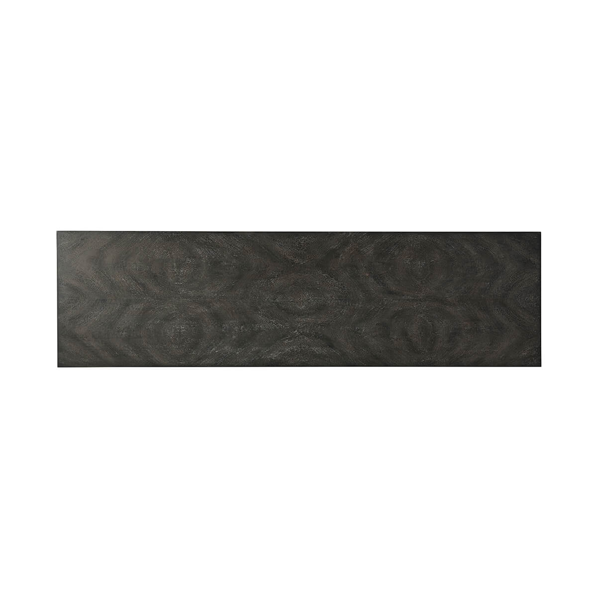 Top view of Large Parsons Ember console table.
