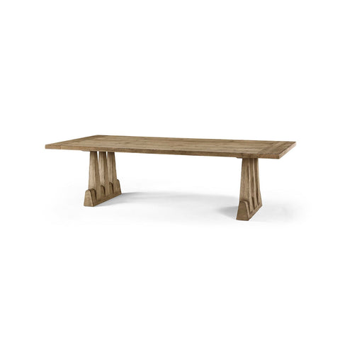 Large Rustic Oak Dining Table