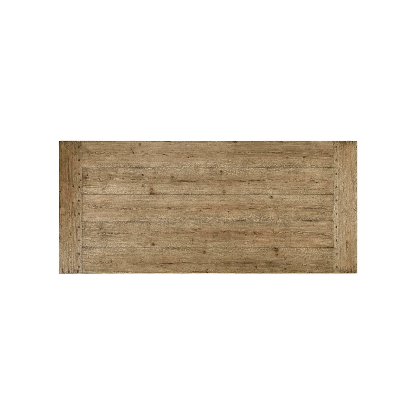 Large Rustic Oak Dining Table - English Georgian America
