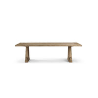 Large Rustic Oak Dining Table - English Georgian America