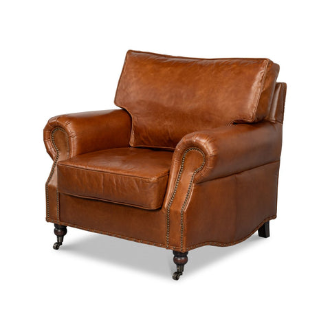 Leather Club Chair