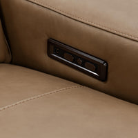 Leather Reclining Sofa with Power and Charging Ports, view 7