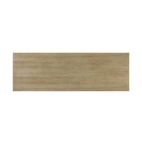 Light ash long dresser top surface view
