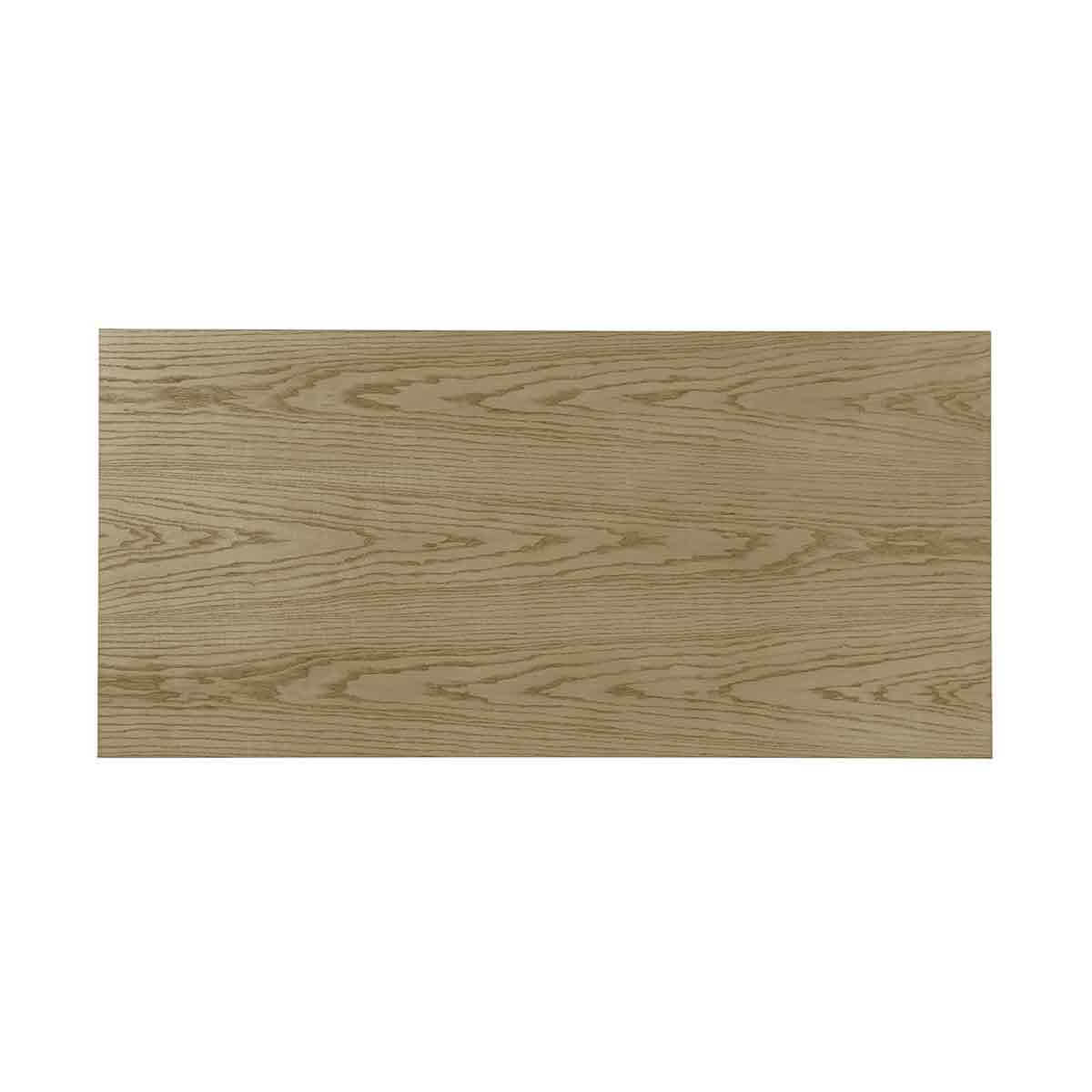 Light ash modern desk top view.