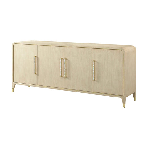 Light Hollywood Regency Sideboard Buffet