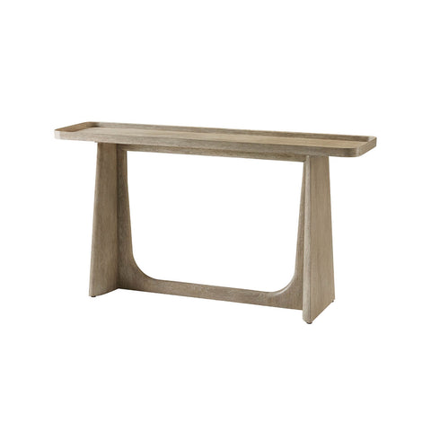 Light Oak Modern Console Table