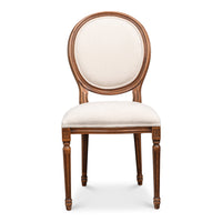 Louis XVI Dining Chairs in Antiqued Walnut, Sets of 2 - view 2
