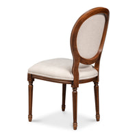 Louis XVI Dining Chairs in Antiqued Walnut, Sets of 2 - view 5