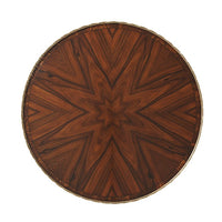 Top view showing intricate wood pattern.