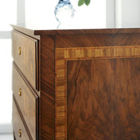 Louis XVI Style Burl Chest - English Georgian America