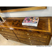 Louis XVI Style Burl Chest - English Georgian America