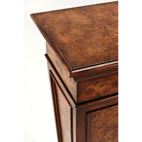 Close-up of top edge of pedestal stand.