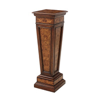 Elegant wooden Louis XVI style pedestal stand.