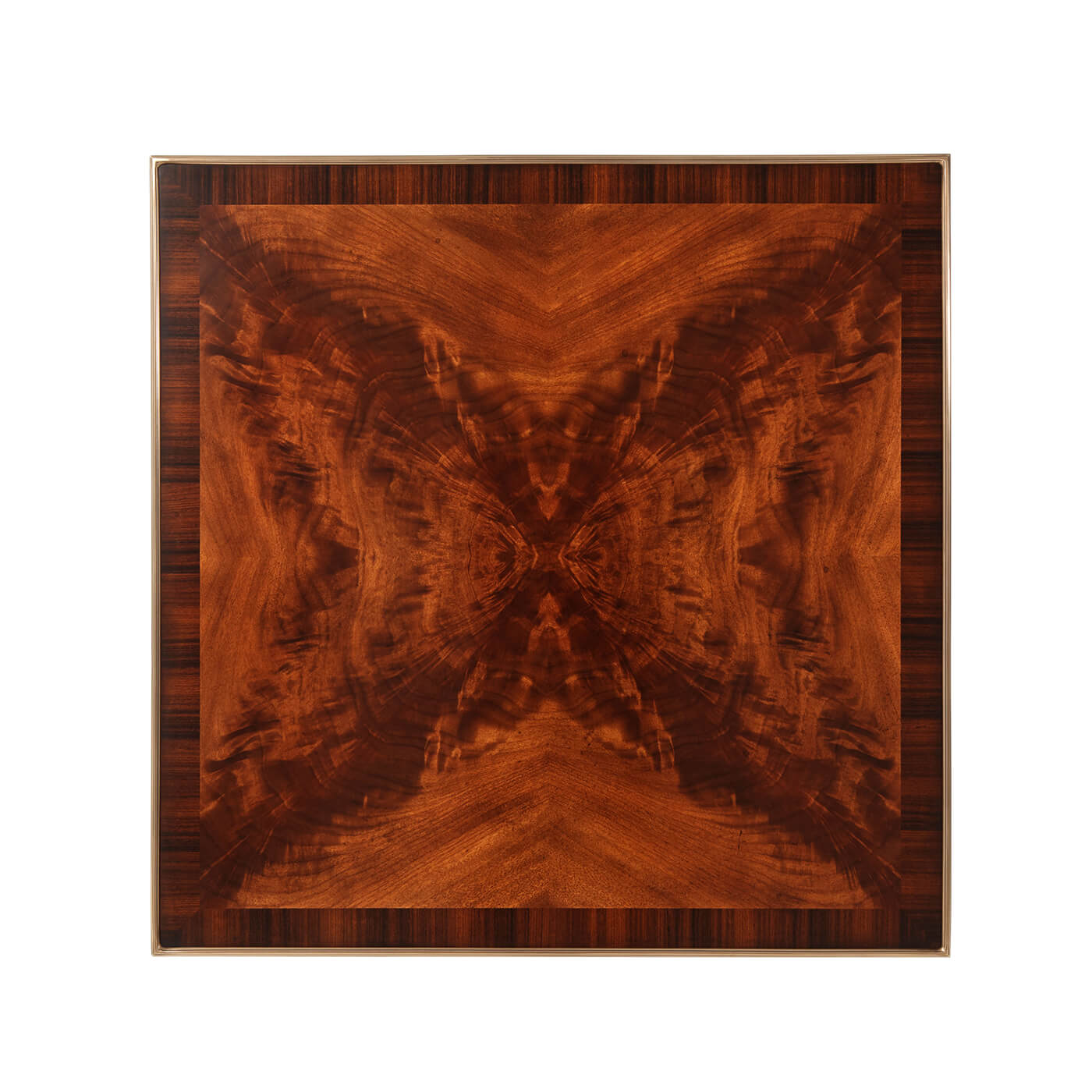 Top view of intricate Louis XVI table surface.