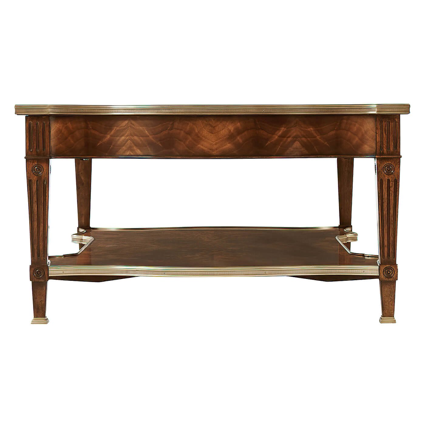 Louis XVI Style Mahogany Cocktail Table - English Georgian America