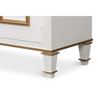 Louis XVI Three-Door Buffet in White and Gold - additional view