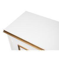 Louis XVI Three-Door Buffet in White and Gold - additional view