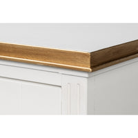 Louis XVI Three-Door Buffet in White and Gold - additional view