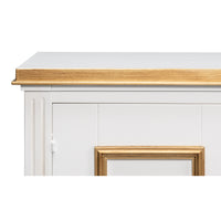 Louis XVI Three-Door Buffet in White and Gold - additional view