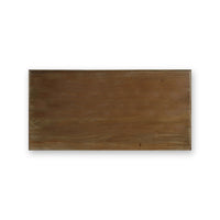 Top view of mahogany chest of drawers.