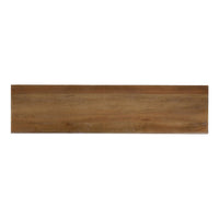 Top view of mahogany antique dresser surface.