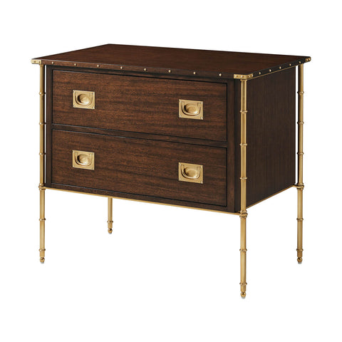 Mahogany Mid Century Modern Nightstand
