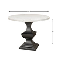 Marble dining table with dimensions, 40