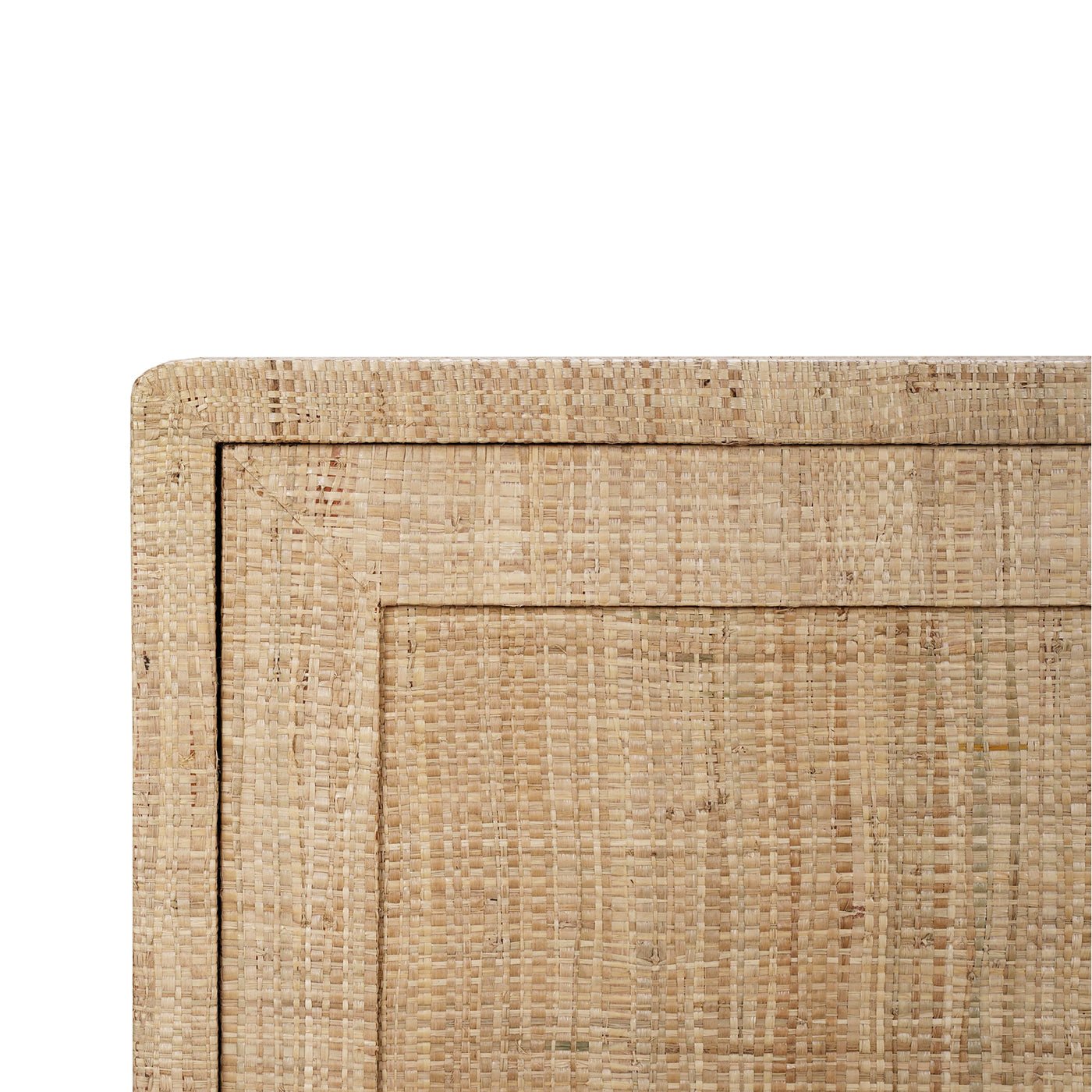 Corner detail of mid-century buffet design.