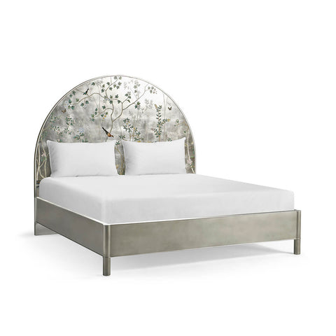 Mid Century Chinoiserie King Bed