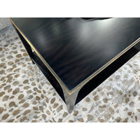 Close-up corner detail, mid-century coffee table elegance.