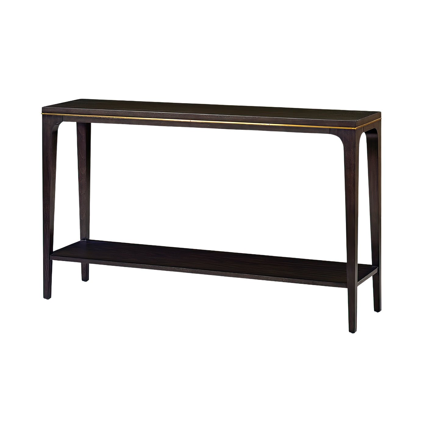 Sleek mid-century console table with minimalist design.
