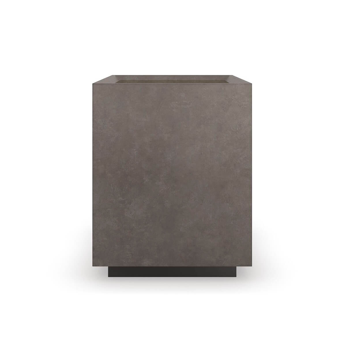 Mid Century Cube End Table back view