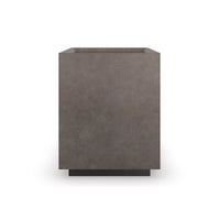Mid Century Cube End Table back view