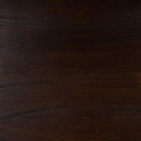 Detail of walnut wood texture on armchair.