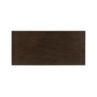 Top view of mid-century inspired writing desk.